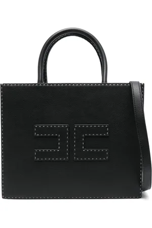 Elisabetta Franchi Mittelgroße Tote Bag mit Kontrastnähten