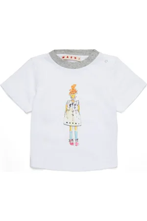Marni T-Shirt mit grafischem Print