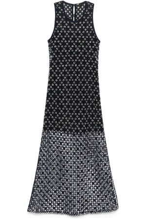 Maje Maxikleid mit Perlen