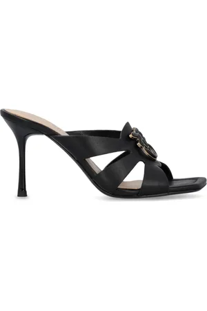Pinko Sandalen mit Love Birds-Schild