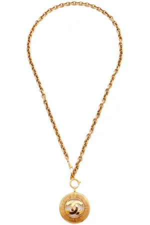 CHANEL 1980 Halskette mit CC-Anhänger
