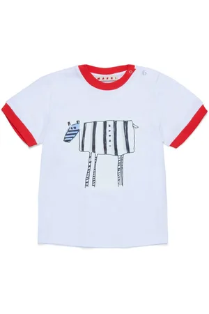 Marni T-Shirt mit Illustration-Print
