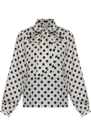 Kate Spade Bluse mit Polka Dots