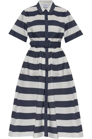 Kate Spade Gestreiftes Midikleid