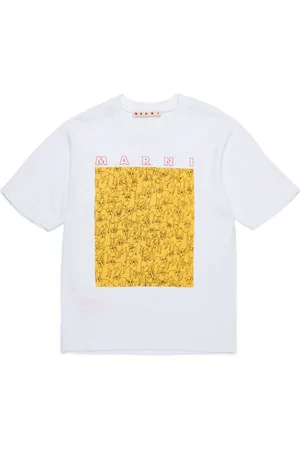 Marni T-Shirt mit Hunde-Print