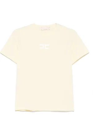 Elisabetta Franchi T-Shirt mit Logo-Applikation