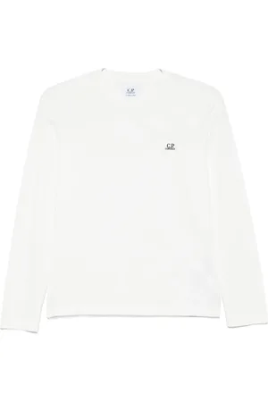 C.P. Company T-Shirt mit Logo-Stickerei