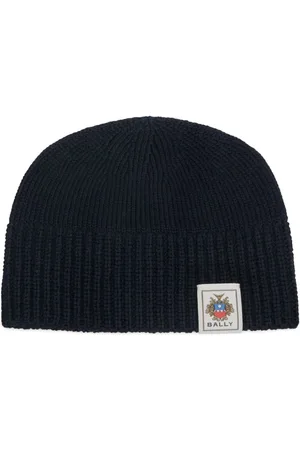 Bally Beanie mit Wappen-Patch
