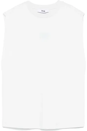 Msgm Tanktop mit Logo-Print