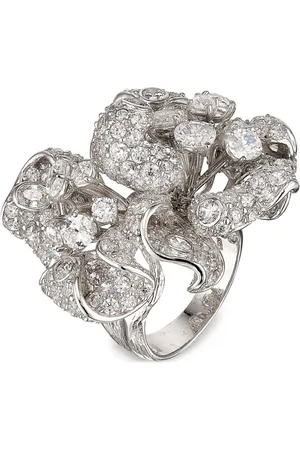 Anabela Chan 18kt Weißgoldring mit Diamanten