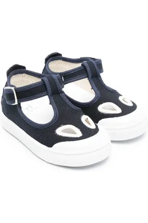 Il gufo Canvas-Sneakers mit Schnalle