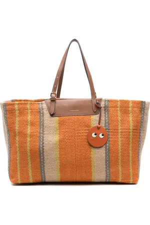 Anya Hindmarch Tote Bag aus Raffiabast
