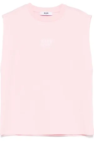 Msgm Tanktop mit Logo-Print