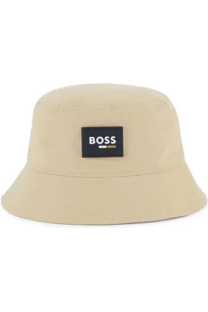 HUGO BOSS Fischerhut mit Logo-Patch
