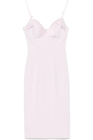 Elisabetta Franchi Krepp-Midikleid mit Satinschleife