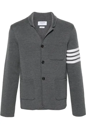 Thom Browne Gestricktes Sakko mit Streifen