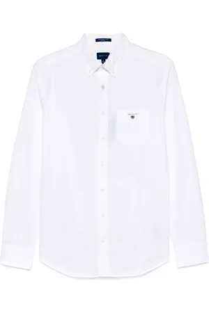 GANT Hemd mit Logo-Stickerei
