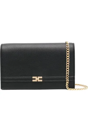 Elisabetta Franchi Clutch mit Logo-Schild
