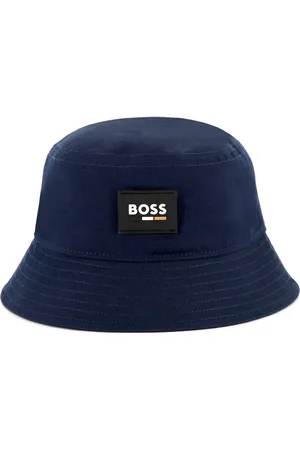 HUGO BOSS Fischerhut mit Logo-Patch