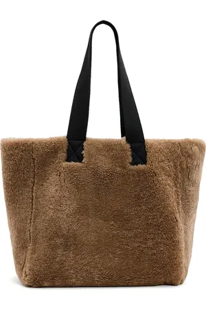 AllSaints Wendbare Izzy Tote Bag aus Shearling