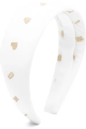 Moschino Haarreif aus Herz-Jacquard