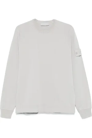Stone Island Sweatshirt mit Kompass-Patch