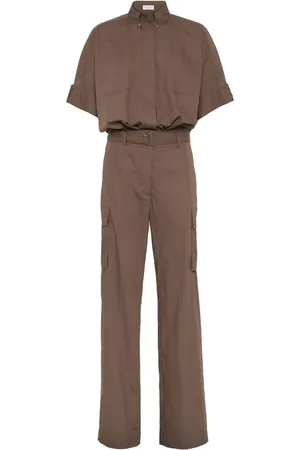 Brunello Cucinelli Jumpsuit aus Popeline