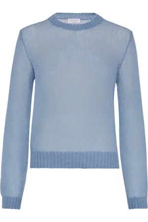 Brunello Cucinelli Pullover mit gerippten Details
