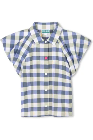 Kenzo Bluse mit Karomuster