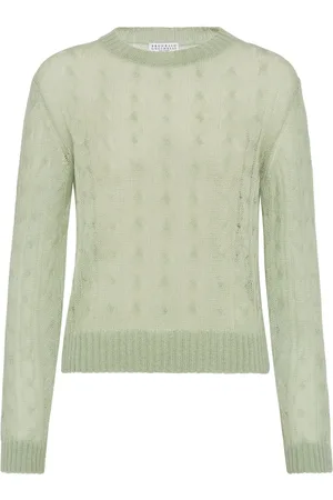 Brunello Cucinelli Pullover mit Zopfmuster