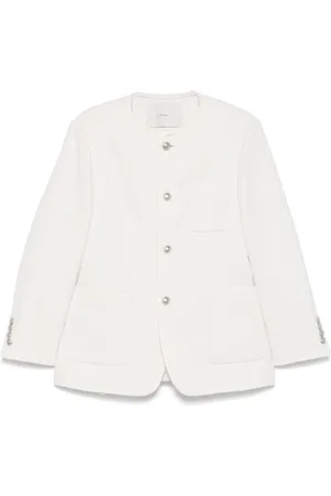 DUNST Tweed-Jacke ohne Kragen