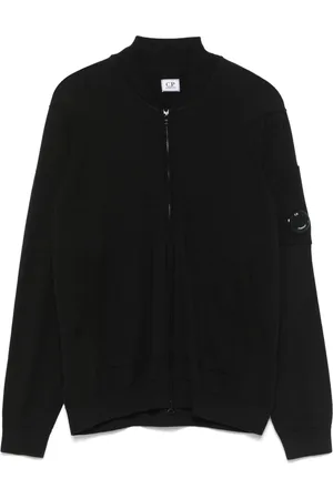 C.P. Company Cardigan mit Linsen-Detail