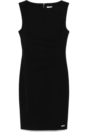 Calvin Klein Gerafftes Krepp-Minikleid