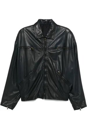VERSACE 1980s Jacke aus Leder