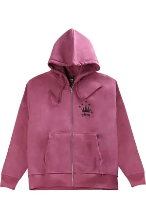 STUSSY Logo-print cotton hoodie