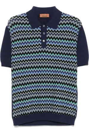 Missoni Poloshirt mit Zickzackmuster