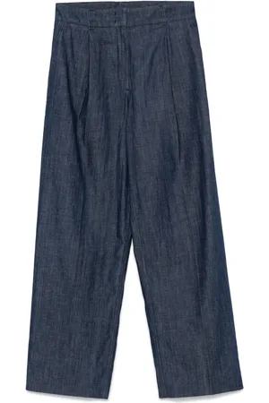 Another Tomorrow Jeans mit weitem Bein