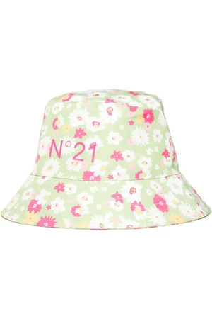 Nº21 Fischerhut mit Blumen-Print