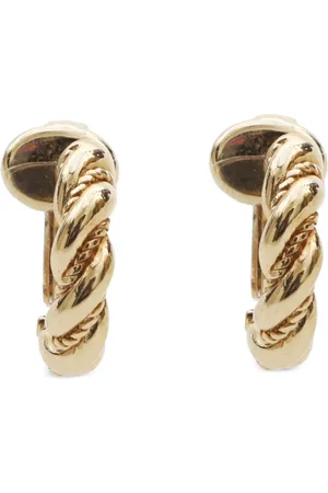 Dior 1990-2000 Ohrclips mit verschlungenem Design
