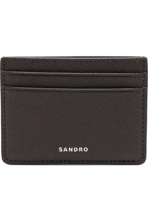 Sandro Kartenetui mit Logo-Print
