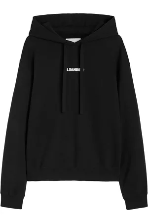 Jil Sander Hoodie mit Logo-Print