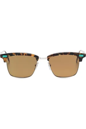 Thom Browne Eckige Sonnenbrille in Schildpattoptik