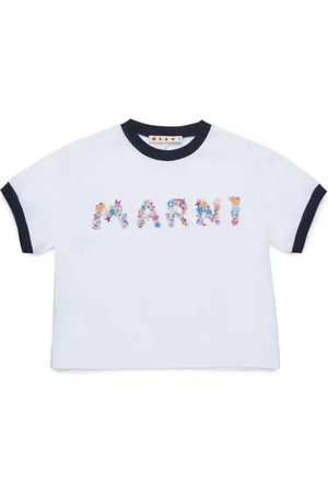 Marni T-Shirt mit Logo-Print