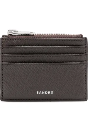 Sandro Kartenetui mit Logo-Print
