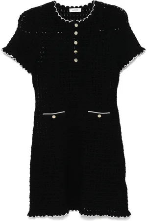 Sandro Minikleid in Lochstrick