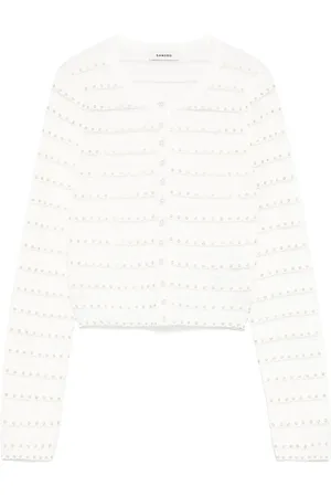 Sandro Cardigan mit Perlen
