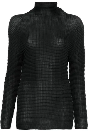 Issey Miyake Top mit Falten
