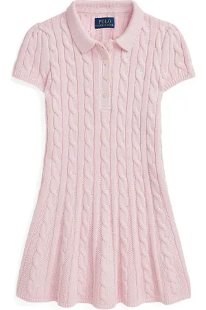Ralph Lauren Gestricktes Kleid mit Zopfmuster
