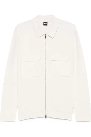 HUGO BOSS Cardigan mit Reißverschluss