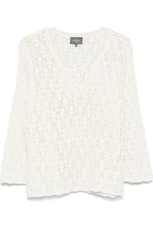 ERIC BOMPARD Pullover mit Lochstrickmuster